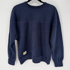TRACKSMITH WOMEN'S TRACKHOUSE CREW NAVY BLUE MEDIUM NWT